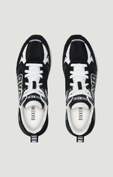 Men's double lace sneakers - Dunga M - BLACK/WHITE | Bikkembergs