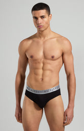 2-pack silver men's briefs - Focus On Man | Bikkembergs