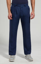 Canvas men's pants - DRESS BLUES | Bikkembergs