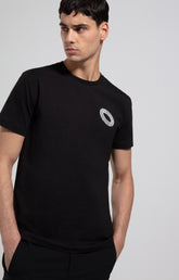 Men's T-shirt with printed back - BLACK | Bikkembergs