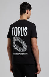 Men's T-shirt with printed back - BLACK | Bikkembergs
