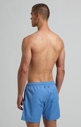 Men's swim shorts - tape insert - BLUE | Bikkembergs