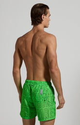 Men's pencil print boardshorts - Full Price | Bikkembergs