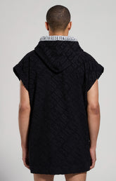 Men's jacquard terry hooded cape - Full Price | Bikkembergs