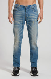 Regular fit men's jeans - L5 BLUE DENIM | Bikkembergs