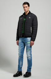 Reversible men's jacket - BLACK | Bikkembergs