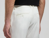 Creaseless men's travel pants - slim fit - MOONBEAM | Bikkembergs