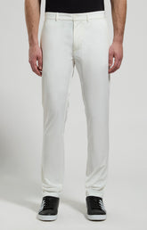 Creaseless men's travel pants - slim fit - MOONBEAM | Bikkembergs