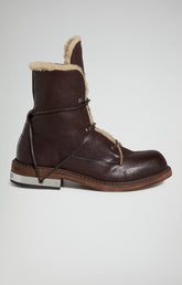 Met Hole fur-lined men’s ankle boots - BKK Boots | Bikkembergs