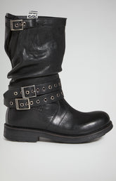 Women’s lined Vintage biker boots - BKK Boots | Bikkembergs