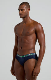3-pack men's briefs with logo band - Full Price | Bikkembergs