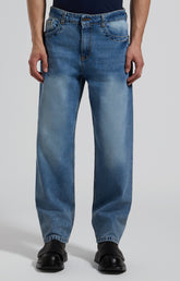 Men's straight-fit jeans - L1 BLUE DARK DENIM | Bikkembergs