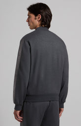 Men's sweatshirt with vanish logo - DARK GREY MELANGE | Bikkembergs