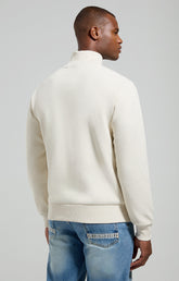 Men's mockneck sweatshirt - SILVER BIRCH | Bikkembergs