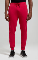 Embroidered men's joggers - CHILI PEPPER | Bikkembergs