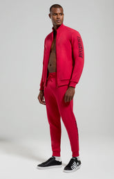 Embroidered men's joggers - CHILI PEPPER | Bikkembergs