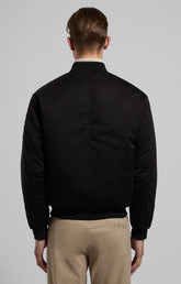 Mesh bomber jacket for men - BLACK | Bikkembergs