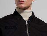 Mesh bomber jacket for men - BLACK | Bikkembergs