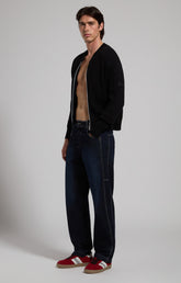 Bomber-inspired men’s sweater - Focus On Man | Bikkembergs