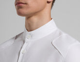 Men’s shirt with band collar - WHITE | Bikkembergs
