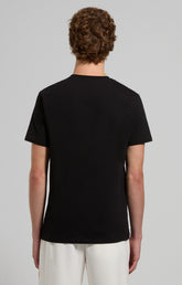 Slim fit printed men’s T-shirt - BLACK | Bikkembergs