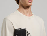 Printed men’s T-shirt - SILVER BIRCH | Bikkembergs