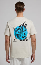 Men’s T-shirt with bold back print - SILVER BIRCH | Bikkembergs