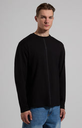 Long-sleeve men’s T-shirt - BLACK | Bikkembergs