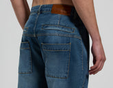 Men’s loose-fit jeans - L2 BLUE DENIM | Bikkembergs