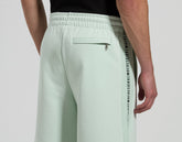 Men’s sweat shorts - MILKY GREEN | Bikkembergs