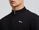Men’s sweatshirt with embroidered flap - BLACK | Bikkembergs