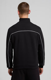 Men’s sweatshirt with rubberized patch - BLACK | Bikkembergs