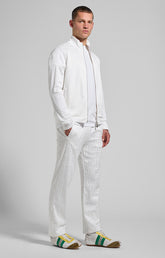 Men’s jacquard sweatshirt - WHITE | Bikkembergs
