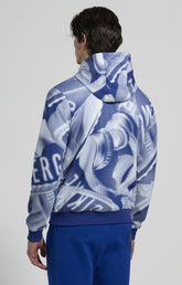Men's hoodie  with mesh inserts - SURF THE WEB | Bikkembergs