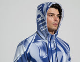 Men's hoodie  with mesh inserts - SURF THE WEB | Bikkembergs