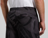Men's camo-effect sweat shorts - BLACK | Bikkembergs