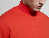 Men's sweatshirt with mesh inserts - FIERY RED | Bikkembergs