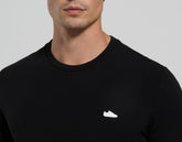 Men's contrast-detail T-shirt - Focus On Man | Bikkembergs