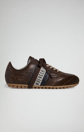 Men's Soccer M distressed leather sneakers - Focus On Man | Bikkembergs