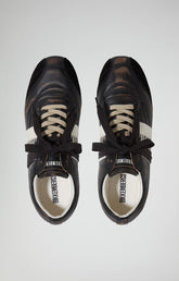 Men's Soccer M distressed leather sneakers - Focus On Man | Bikkembergs