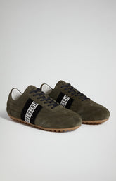 Men's Soccer suede leather sneakers - Focus On Man | Bikkembergs