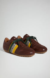 Men's Soccer M oiled leather sneakers - Focus On Man | Bikkembergs