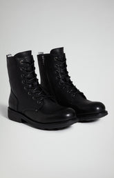 Men's Vintage M leather ankle boots with lightweight rubber sole - BKK Boots | Bikkembergs