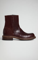 Men's Dirk distressed leather ankle boots - BKK Boots | Bikkembergs
