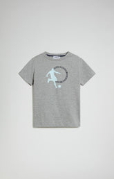 Boys' Slim-Fit Soccer Print T-Shirt - Full Price | Bikkembergs