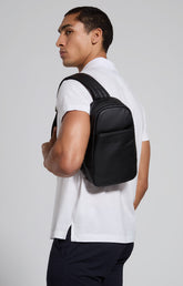 Men's Avery leather-effect sling bag - Full Price | Bikkembergs