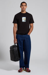 Jeans uomo blu gamba straight - L0 BLUE DENIM | Bikkembergs