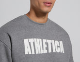 Men's grey loose-fit cotton sweatshirt - Casual Edit | Bikkembergs
