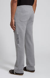 Men's grey cotton cargo sweatpants - Full Price | Bikkembergs