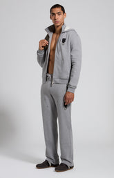 Men's grey cotton cargo sweatpants - Full Price | Bikkembergs